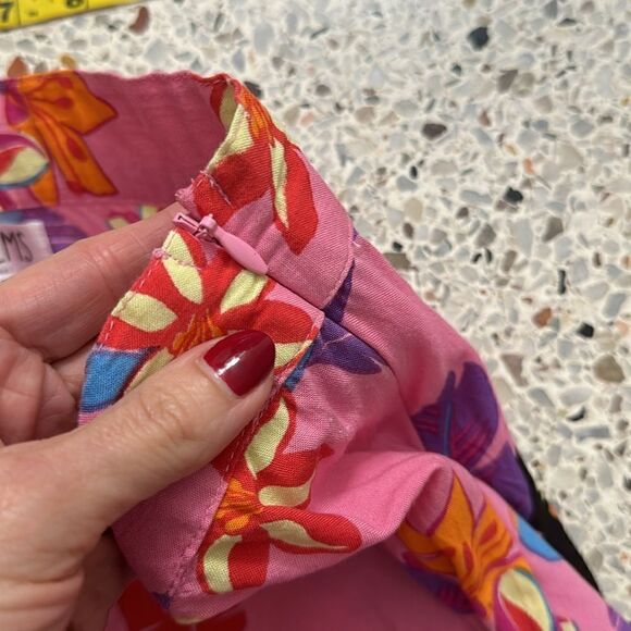 XI 19 Palms Honolulu Hawaii pink palm kohala resort maxi skirt small… - Picture 2 of 10